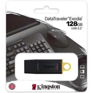 Memoria USB de 128GB 3.2 DataTraveler Exodia KINGSTON - DTX/128GB