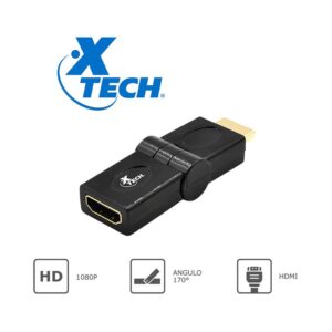 Xtech Adaptador Macho HDMI a Hembra HDMI - 45° Angulo - XTC-347