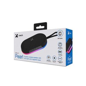 XTECH Parlante Wireless BT 5W RMS - Pearl - Negros - (XTS-607)