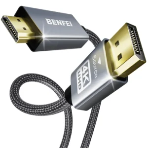 Cable de Video DisplayPort (Macho) a HDMI (Macho) 6ft - Benfei