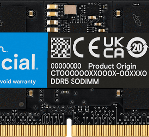 Memoria de 32GB SoDimm DDR5 4800MHz Crucial - CT32G48C40S5