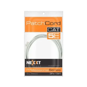 Nexxt Cable Patch Cord Cat.5e 3 Ft Blanco (AB360NXT07)