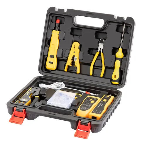 GAOBIGE Kit de herramientas Profesional de red de 12 Piezas
