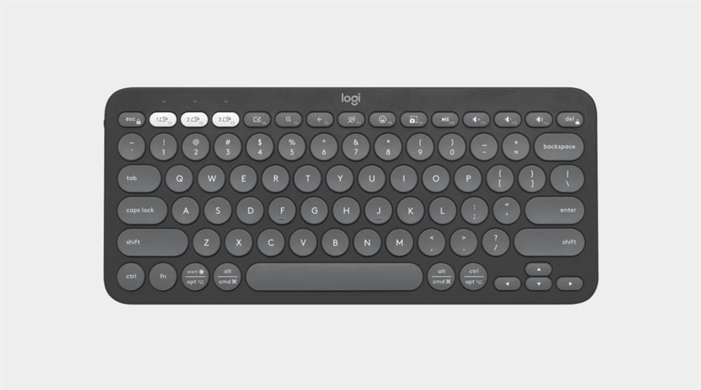 Logitech Teclado PEBBLE Keys 2 K380s BT Blanco - 920-011784