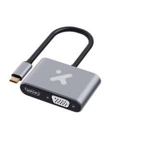 XTECH Adaptador de Video Tipo-C 2 en 1 - HDMI + VGA - XTC-542