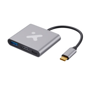 XTECH Adaptador multipuerto USB Tipo-C 3 en 1 - XTC-566