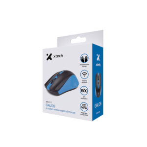 Klip Xtreme Mouse Ergonómico Dungle USB - VECTOR - (KMW-330BL)