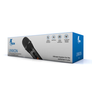 XTECH Micrófono Inalámbrico UHF con receptor - UNIXON - XTS-690